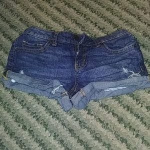 Aeropostale shorty jean shorts size 0